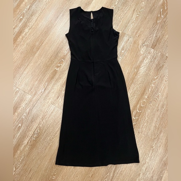 Vince Camuto Ruched Body-Con Midi Dress Black - Picture 3 of 4